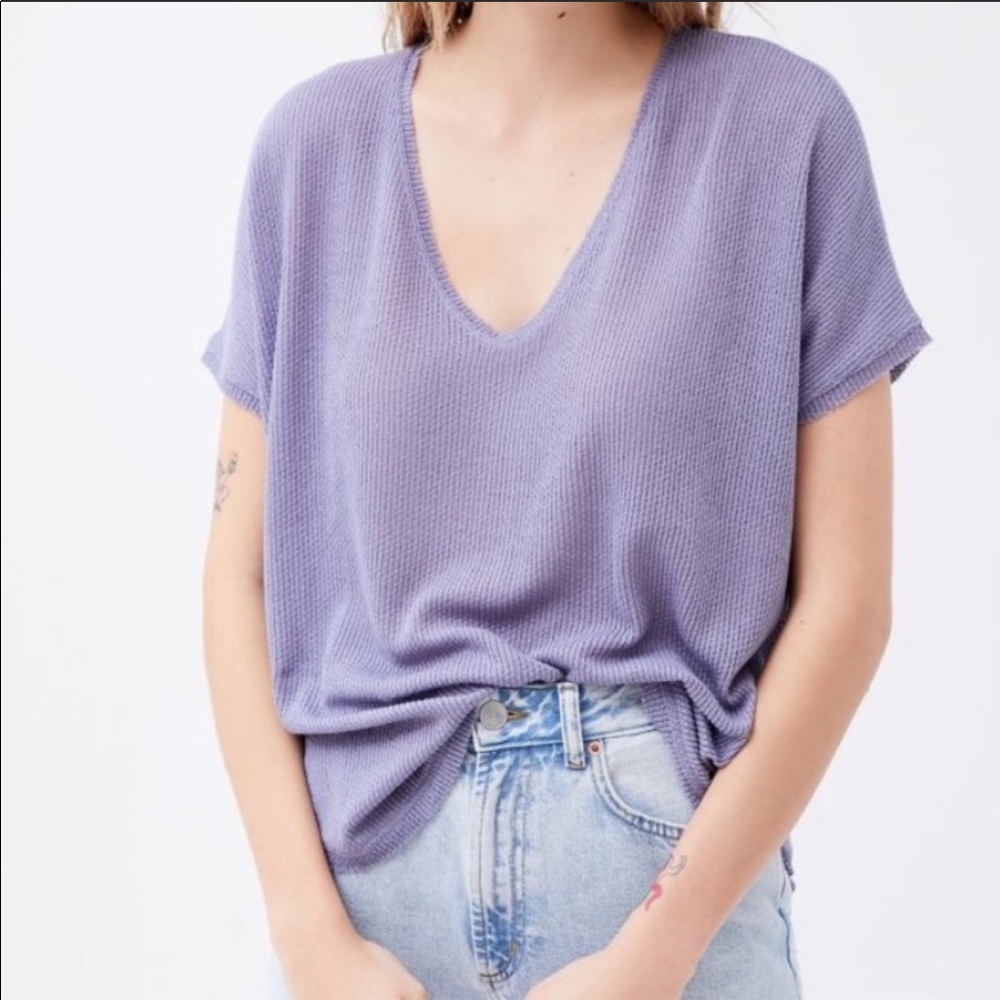 Urban Outfitters oversized thermal tee